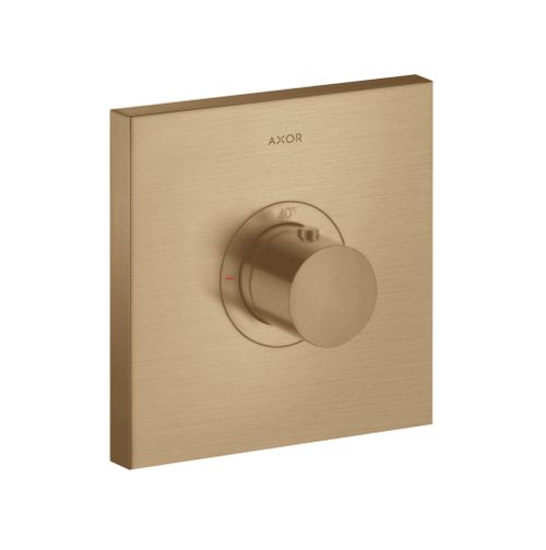 AXOR-HG-AXOR-ShowerSelect-Thermostat-HighFlow-Unterputz-eckig-Brushed-Bronze-36718140 gallery number 1